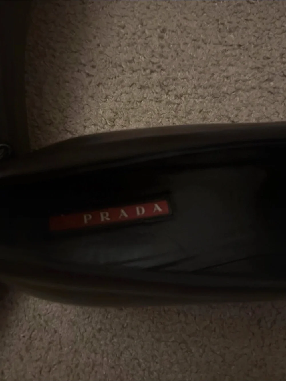 90s corporate siren authentic prada loafer heels